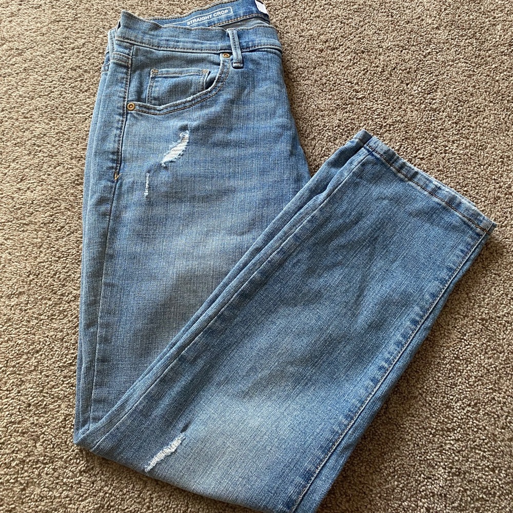 Sonoma straight crop jeans size 6